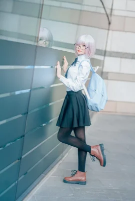 『Fate/Grand Order』マシュー・キリエライト 黒絹学生服 コスプレ【CN：バブル】 (14枚)