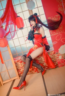 「デート・ア・ライブ」時崎狂三 セクシーチャイナドレス コスプレ[CN: COSer Mio_Mio](写真10枚)