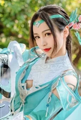 COSPLAY Jian Wang 3 Snow River Qin Niang 衣装写真撮影