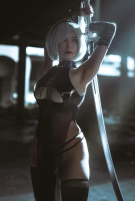 (QIU) 2B チャイナドレス同人 (NieR_Automata)