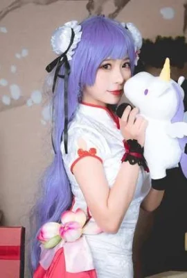 Kawaii COSER 女の子 すゆゆゆ COS 『アズールレーン』ユニコーンチャイナドレス画像集（15枚）