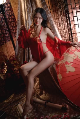 Dou Niang-Lee Shiの「古代スタイルのベリーバンダナ服」、上胸の解禁を見てとても興奮しました（写真41枚）