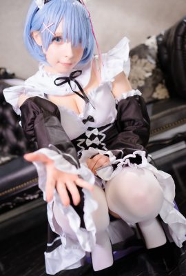 (コスプレ寫真25枚)レム Re:Zero