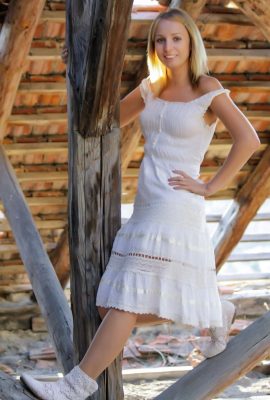 3イロナ・D – 白いドレス（写真83枚）