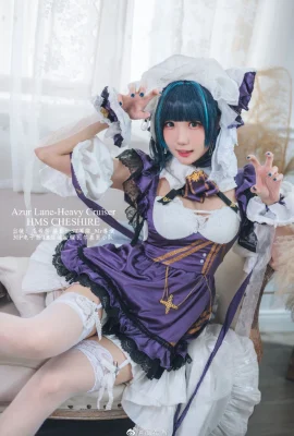 【COS】アズールレーン-チェシャーcos_甘猫メイド：グアヒちゃん