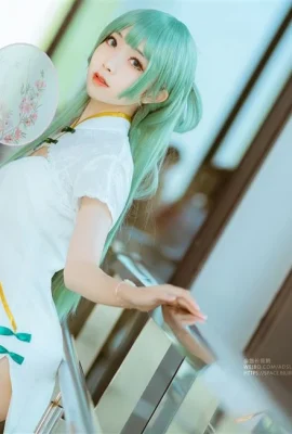 VOCALOID 初音ミク チャイナドレス コスプレ[CN: _Seven Shades of the Strong Man_](写真 12 枚)