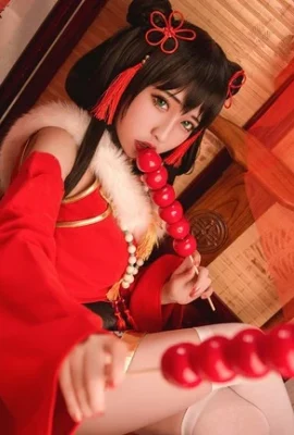 「王の栄光」孫尚香コスプレ美しい写真[CN: Cat Tian Sheng Nana](10枚)