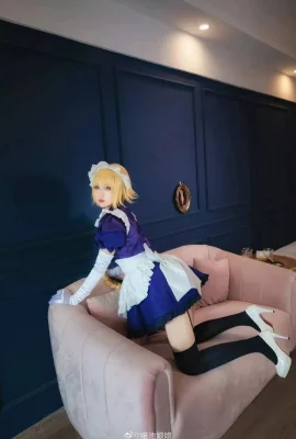 FGO ジャンヌ・ダルク メイド服 コスプレ 【CN：威一皇后】 (8枚)