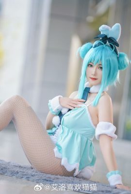 (エロは猫が好き) 初音ミク バニーガールフィギュア コスプレと同じ