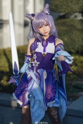 Genshin Keqing @coser Yiyi (撮影: @三月life) (ホタルアニメーションゲームカーニバル) (写真9枚)