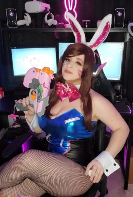 しなやかなコスプレ – D.Va バニースーツ