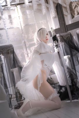 (三時の桜) 2B花衣 Nier 2B Bride