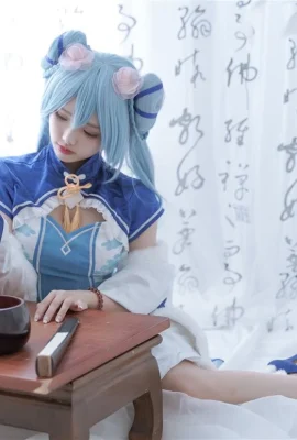 清純派美少女コスの初音ミクの美しい写真を共有【CN：A-Xuan school girl】（9枚）