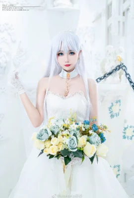 アズールレーン ベルファストの花嫁cos クラダの誓い 葵桃子 (9枚)