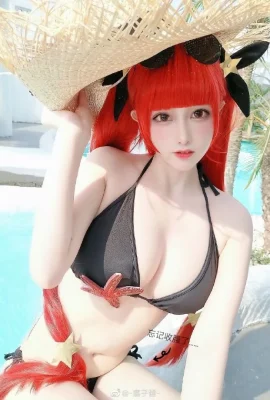 アズールレーン ホノルル 水着cos 真夏の災害cn -凛子ちゃん- (9枚)