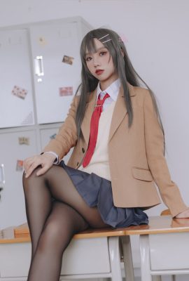 「Guomeajiang w」麻衣制服 – 電子写真 (30P 434MB)