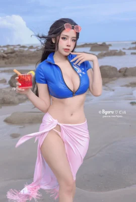 Cosplay 萝莉Byoru Nico Robin ニコ?ロビン