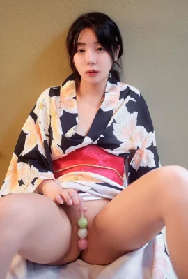 韓国の美人ウヨが飲み物を飲みます（写真36枚）