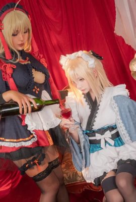 (Rongrongzi & Kumata) Okita Soji & Okita Soji (Alter) (Fate Grand Order)
