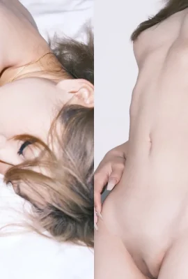 タトゥーのブロンドの女の子が彼女の公正な体を大胆に明らかにし、彼女の柔らかい膣が完全に見えます（11枚の写真）