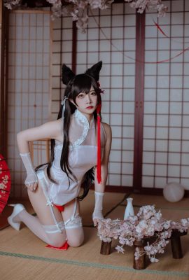 Nisa Nisa InuiのAzure Blue Route Atago Cheongsam