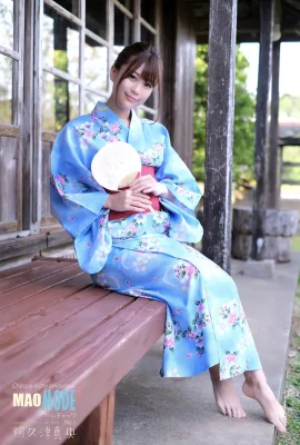 （Akuzu Maho）美しい姿を持っています…..側胸の線が露出しています（33枚の写真）